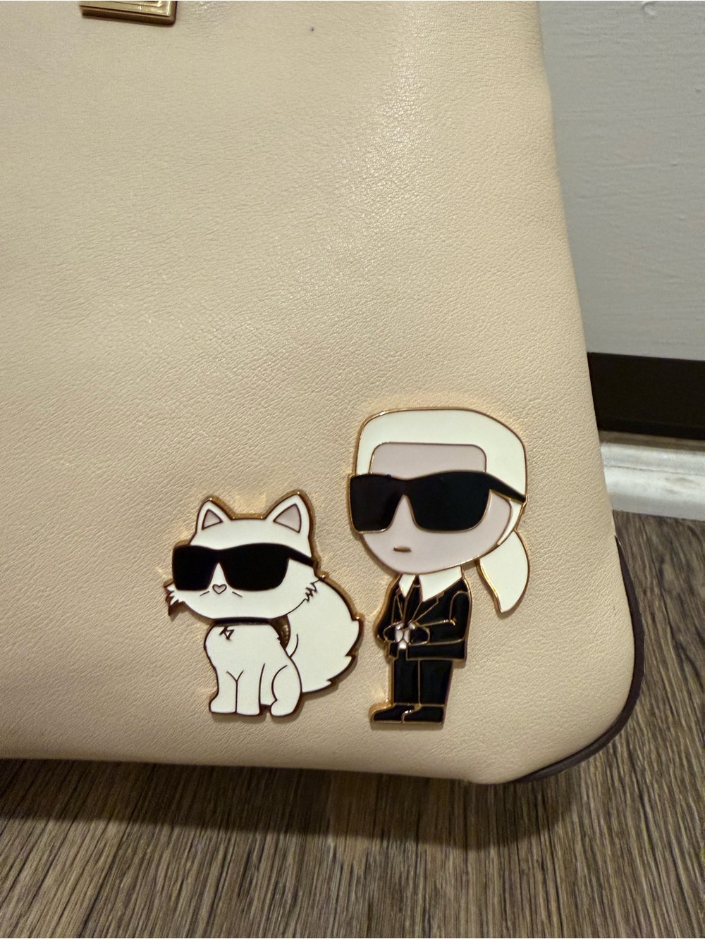 Karl Lagerfeld Paris Meribel Satchel NWT - Picture 4 of 9
